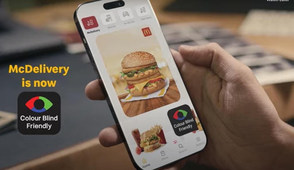McDonald's India launches Inclusive McDelivery feature for colour-blind users